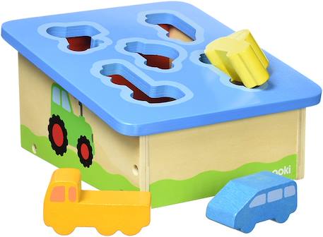 Boîte à formes véhicules Bleu 2 - vertbaudet enfant 