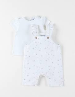 -Ensemble salopette avec t-shirt coton