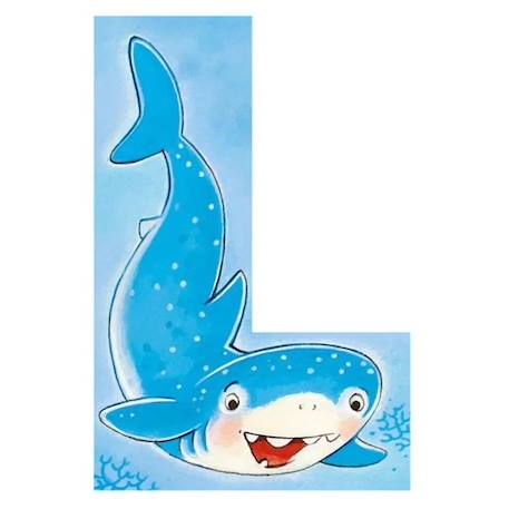 Puzzle de cubes animaux sauvages Jaune 6 - vertbaudet enfant 