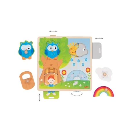 Puzzle avec images cachées - hibou Beige 2 - vertbaudet enfant 