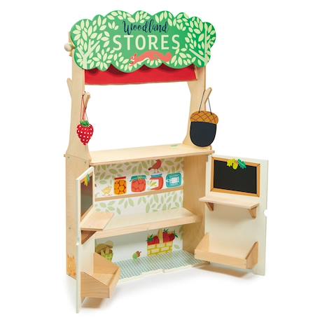 Marchande et théâtre woodland Beige 1 - vertbaudet enfant 