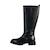 Bottes en cuir  à fermeture éclair Noir 2 - vertbaudet enfant 