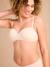 Soutien-gorge bandeau multipositions grossesse livré avec bretelles transparentes beige chiné 1 - vertbaudet enfant 