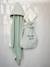 Doudou personnalisable en gaze de coton bio vert sauge 2 - vertbaudet enfant 