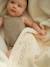 Couverture naissance en gaze de coton personnalisable écru 1 - vertbaudet enfant 