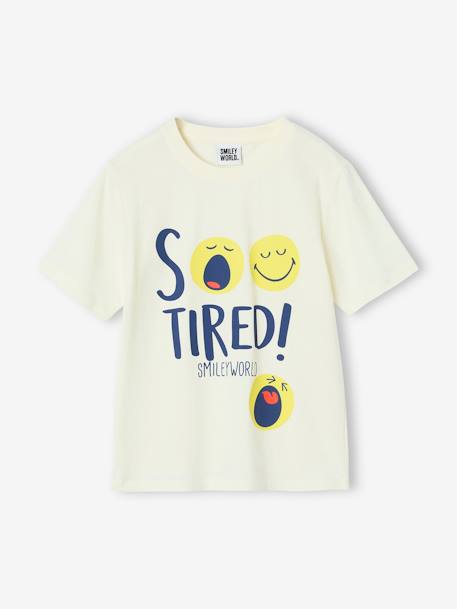 Pyjashort Smiley World so tired bleu chambray 4 - vertbaudet enfant 