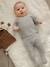 Ensemble naissance pull pantalon laine et cachemire personnalisable gris chiné 1 - vertbaudet enfant 