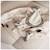 Doudou attache sucette biche Blanc, marron+Marron savanne+Vert tendre 12 - vertbaudet enfant 