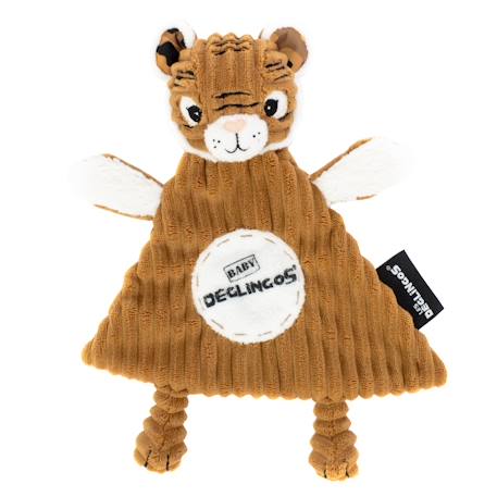 Doudou en velours côtelé Marron 1 - vertbaudet enfant 