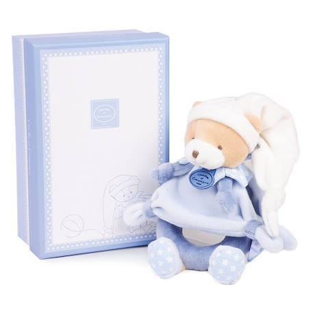 Peluche hochet ours petit chou Bleu 1 - vertbaudet enfant 