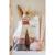 Tente tipi powder frills à volants en lin et coton Beige 5 - vertbaudet enfant 