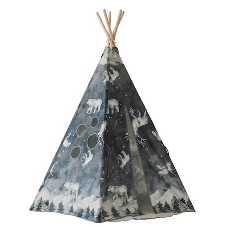 Tente tipi ciel étoilé en coton Bleu 1 - vertbaudet enfant 