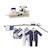 Bodies bébé à manches longues lot de 2 Beige+Blanc+Blanc cassé+Blanc et bleu+Blanc et noir+Blanc/bleu+Blanc/gris+Blanc/noir+Rose+Rose/blanc 24 - vertbaudet enfant 