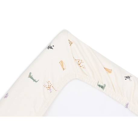 Housse matelas à langer jersey en coton Beige+Beige foncé+Beige jungle+Blanc cassé+Nostalgic ride+Nougat+Nougat miffy+Riverside+Vert d'eau+Vert olive 10 - vertbaudet enfant 
