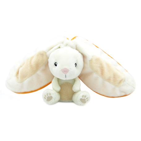 Peluche flipetz lapin carotte Orange+Rouge, vert, noir 4 - vertbaudet enfant 
