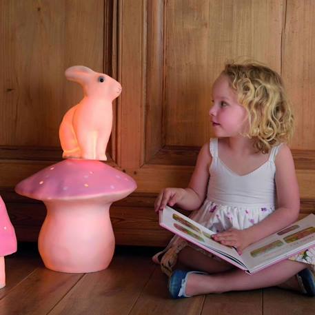 Lampe lapin Blanc 3 - vertbaudet enfant 
