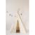 Tente tipi pompoms avec tapis en coton Beige 5 - vertbaudet enfant 