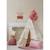 Tente tipi boho à volants en coton Beige 3 - vertbaudet enfant 