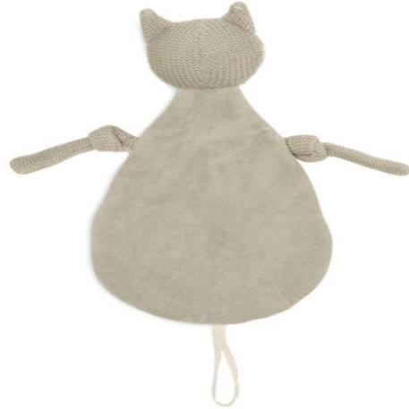 Doudou attache sucette biche Blanc, marron+Marron savanne+Vert tendre 10 - vertbaudet enfant 