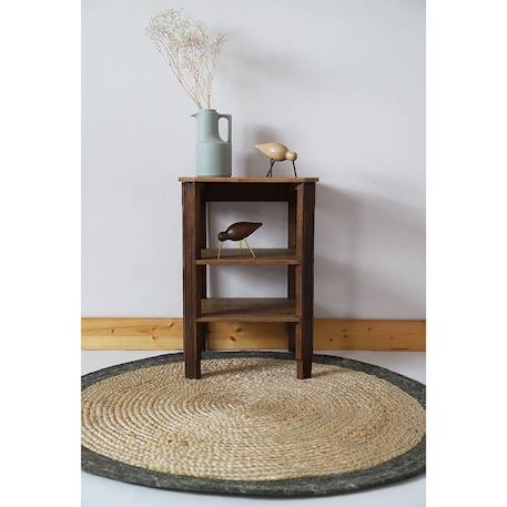 Yhuki tapis jute & laine Mango+Olive+Taupe 8 - vertbaudet enfant 