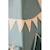 Tente tipi avec guirlande et tapis gold star  en lin Bleu+Gris 5 - vertbaudet enfant 