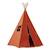 Tente tipi renard en coton Beige+Rose+Rouge 13 - vertbaudet enfant 