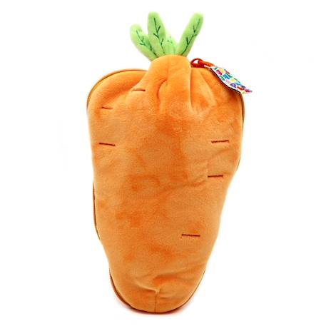 Peluche flipetz lapin carotte Orange+Rouge, vert, noir 6 - vertbaudet enfant 