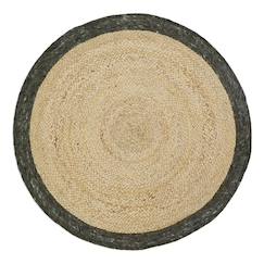 Linge de maison et décoration-Décoration-Yhuki tapis jute & laine