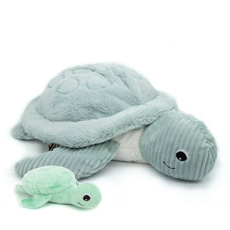 Peluche tortue géante maman et son bébé Vert 1 - vertbaudet enfant 