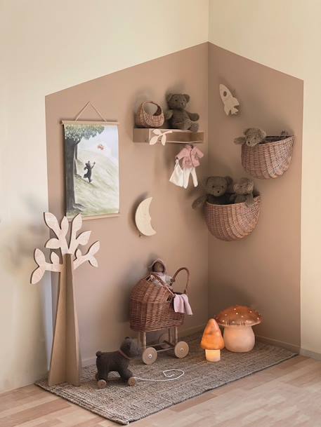 Boite musicale murale lune Beige 2 - vertbaudet enfant 