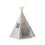 Tente tipi avec tapis pigeon en lin Gris 1 - vertbaudet enfant 