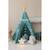 Tente tipi avec guirlande menthe en coton Bleu+Vert 4 - vertbaudet enfant 