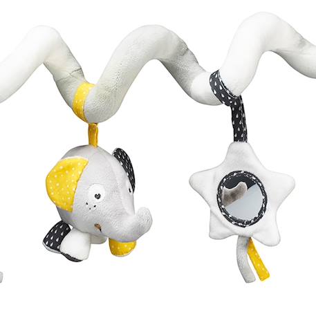 Spirale d'activités en velours - babyfan Blanc 2 - vertbaudet enfant 