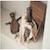 Doudou attache sucette biche Blanc, marron+Marron savanne+Vert tendre 8 - vertbaudet enfant 