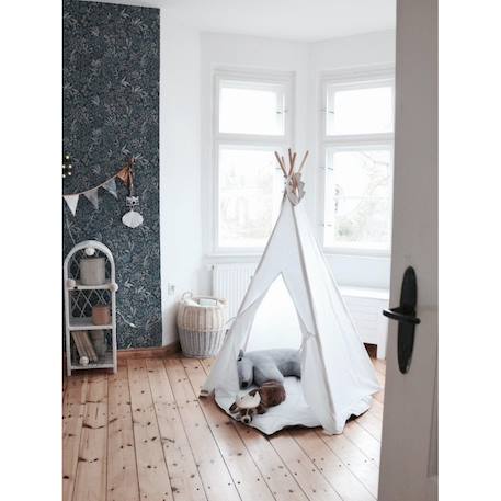 Tente tipi avec tapis en lin Blanc 5 - vertbaudet enfant 