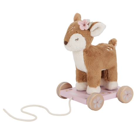 Peluche faon à tirer fairy garden Marron 2 - vertbaudet enfant 