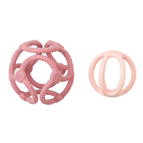 Set 2 balles silicone rose Rose 2 - vertbaudet enfant 
