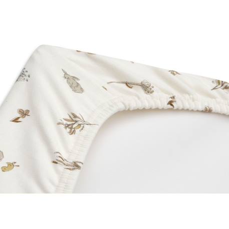 Housse matelas à langer jersey en coton Beige+Beige foncé+Beige jungle+Blanc cassé+Nostalgic ride+Nougat+Nougat miffy+Riverside+Vert d'eau+Vert olive 32 - vertbaudet enfant 