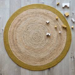 Linge de maison et décoration-Décoration-Yhuki tapis jute & laine