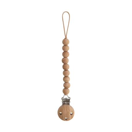 Attache sucette en silicone Beige foncé+Beige, écru+Bleu+Bois+Ecru+Jaune+Pierre+Rose+Thym séché+Vert d'eau 11 - vertbaudet enfant 