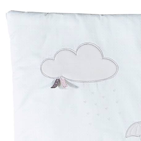 Edredon pour lit en coton - lilibelle Blanc 4 - vertbaudet enfant 