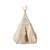 Tente tipi boho à volants en coton Beige 1 - vertbaudet enfant 