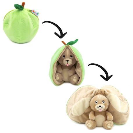 Peluche flipetz chien pomme Vert 2 - vertbaudet enfant 