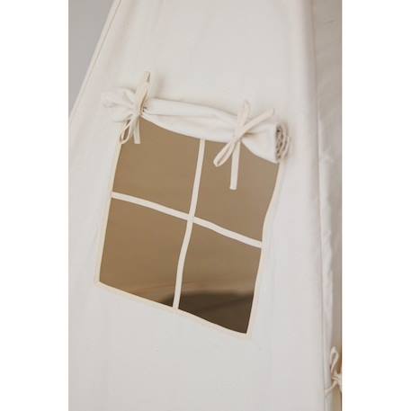 Tente tipi renard en coton Beige+Rose+Rouge 3 - vertbaudet enfant 