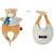 Doudou ours marionnette Beige 3 - vertbaudet enfant 