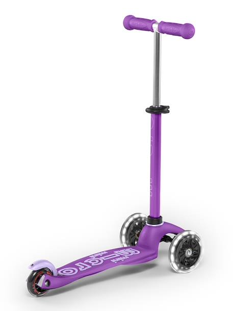 Trottinette 3 roues mini micro deluxe  led Bleu nuit+Rose+Rouge+Vert d'eau+Vert menthe+Violet 32 - vertbaudet enfant 