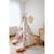 Tente tipi avec tapis flower power en coton Beige 6 - vertbaudet enfant 