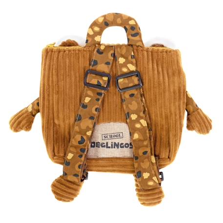Sac à dos enfant velours Marron 2 - vertbaudet enfant 