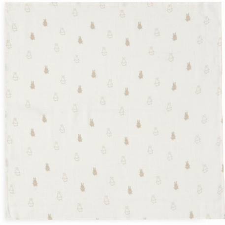 Lange small happy miffy (3 pcs) en gaze de coton Beige 3 - vertbaudet enfant 