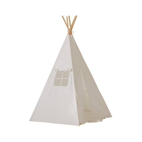 Tente tipi lin naturel en coton Blanc 1 - vertbaudet enfant 